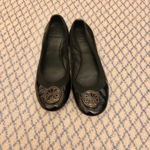 Tory Burch Patent Leather Caroline Flats